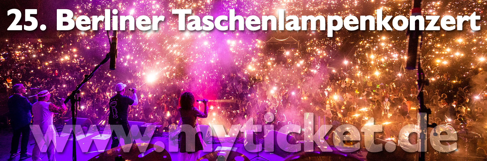 Ticketing zum 25. Berliner Taschenlampenkonzert