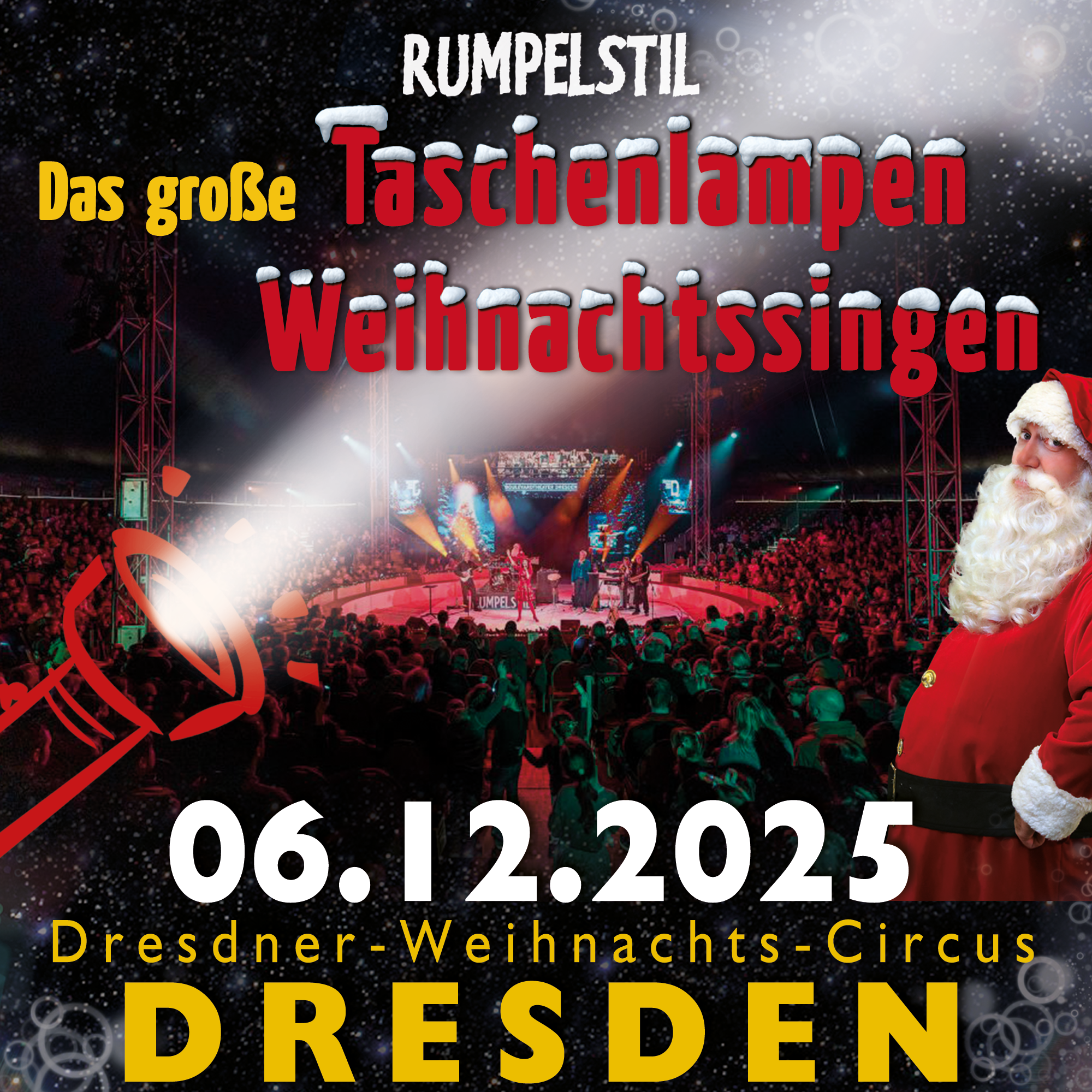 Taschenlampenweihnachtskonzert in Dresden