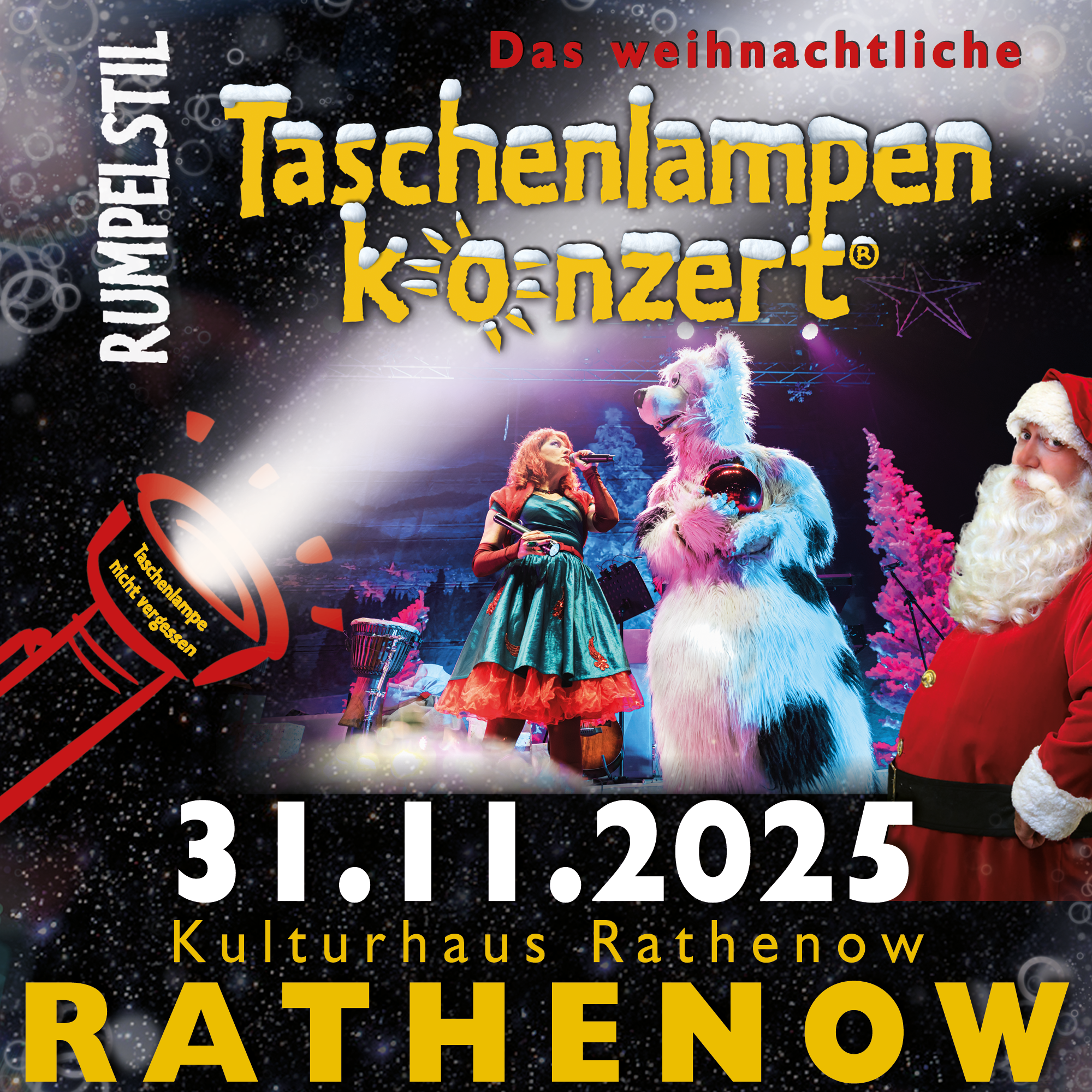 Taschenlampenweihnachtskonzert in Rathenow