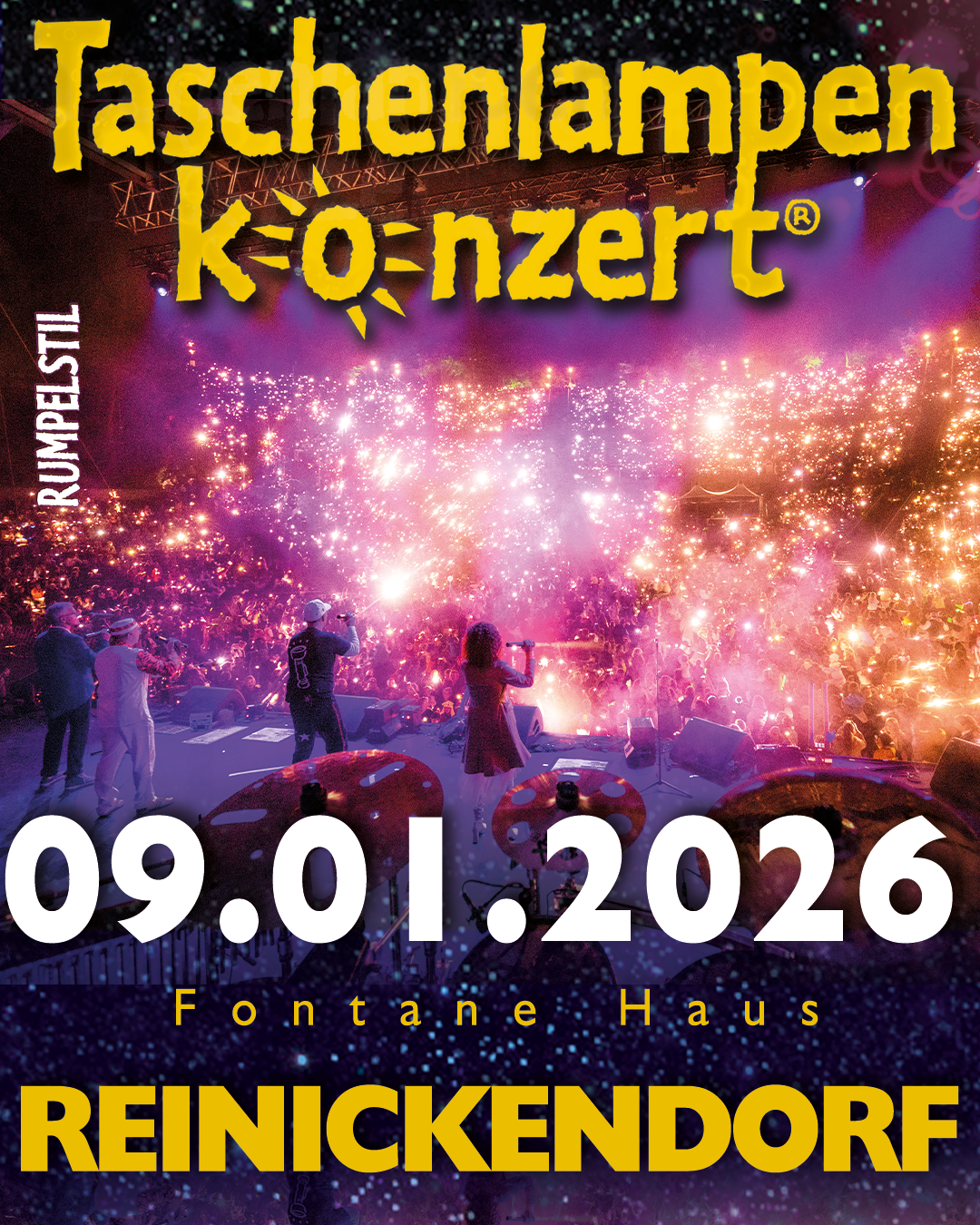 Taschenlampenkonzert in Reicnickendorf zum Jahresanfang