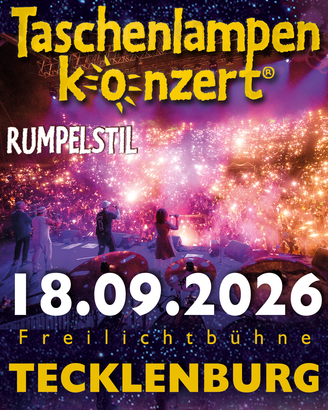Das Tachenlampenkonzert zu Besuch in Tecklenburg