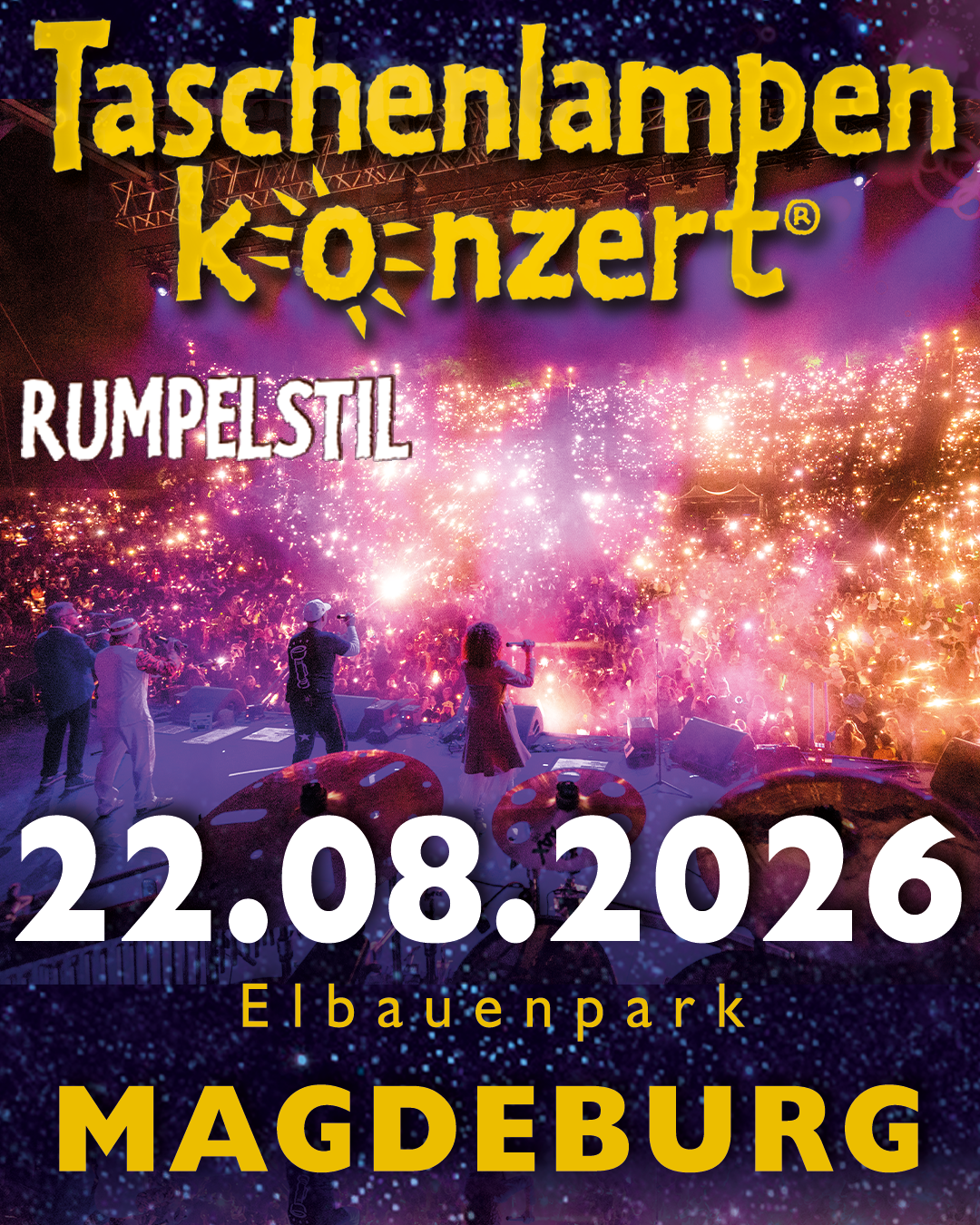 Das Taschenlampenkonzert zu Besuch in Magdeburg