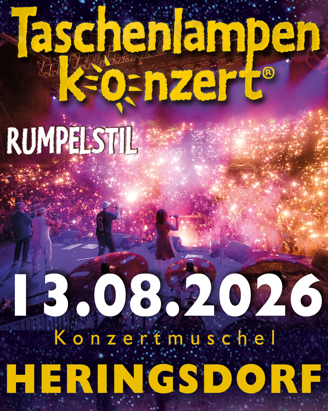 Das Taschenlampenkonzert von RUMPELSTIL auf der Sonneninsel Deutschlands: Usedom