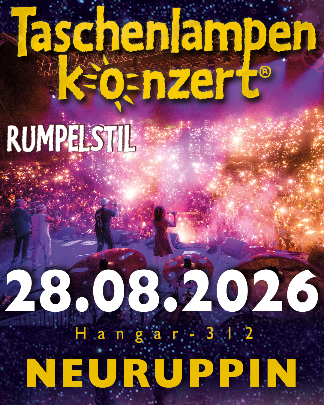 Im Hanger-312 - eine spannende Lokation für Groß und Klein - das Neuruppiner Tachenlampenkonzert
