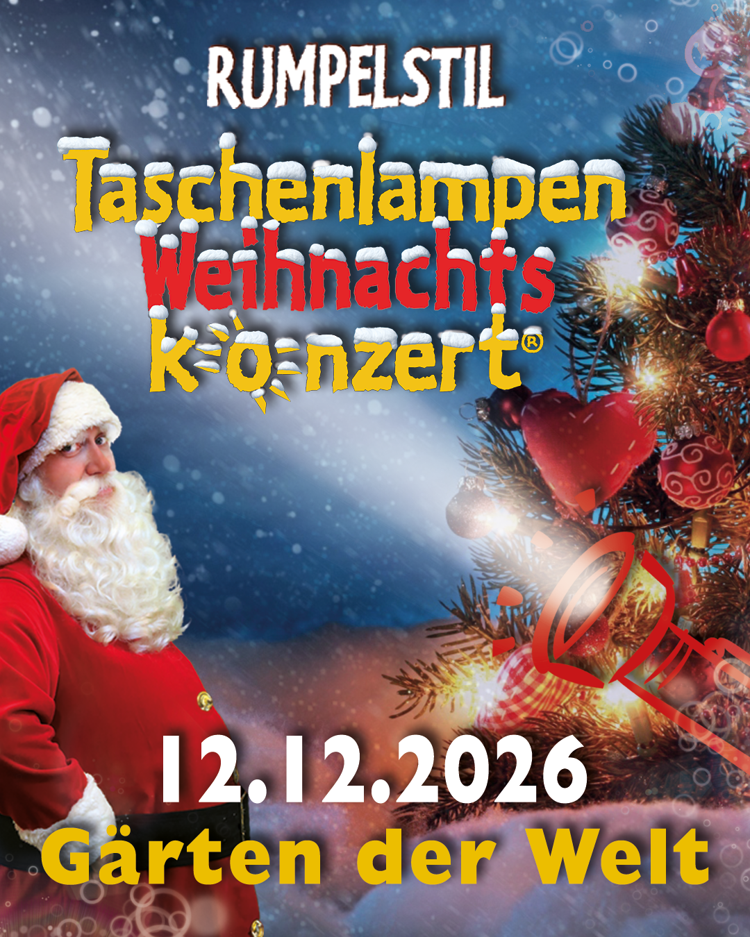 Gärten der Welt - Taschenlampen-Weihnachts-Konzert